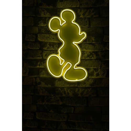 Wallity Ukrasna plastična LED rasvjeta, Mickey Mouse - Yellow slika 10