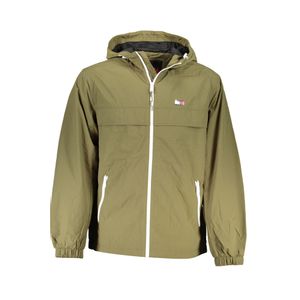 TOMMY HILFIGER MEN'S GREEN SPORTS JACKET