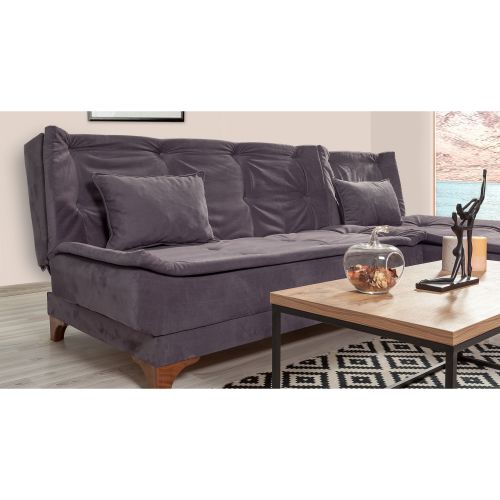 Kelebek Corner Right - Anthracite Anthracite Corner Sofa-Bed slika 3