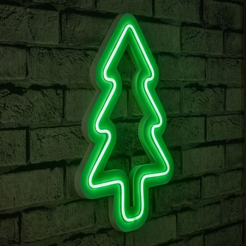Wallity Ukrasna plastična LED rasvjeta, Christmas Pine - Green slika 11