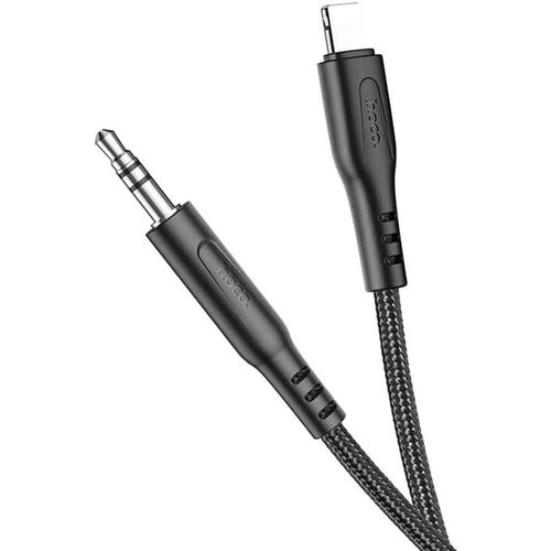 Hoco - Adapter audio kabela (UPA18) - Lightning to Jack 3,5 mm, 1 m - crni slika 5
