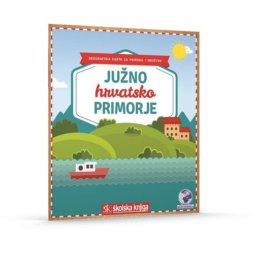 Regijska karta - Južno Hrvatsko primorje slika 2