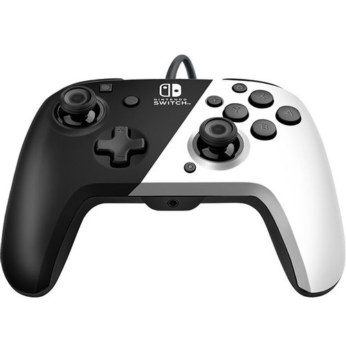PDP NINTENDO SWITCH FACEOFF DELUXE CONTROLLER + AUDIO PDP BLACK &amp; WHITE slika 2