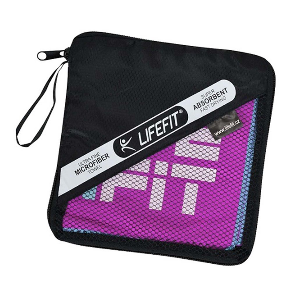Lifefit Sportski peškir 70x140cm, Ljubičasti slika 2