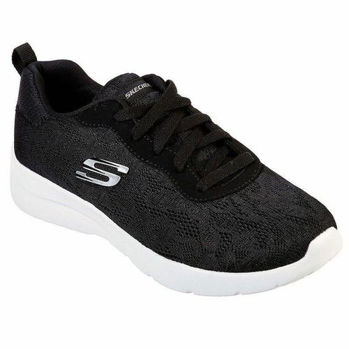 Ženske Sportske Tenisice Skechers Floral Mesh Lace Up - Crne slika 2