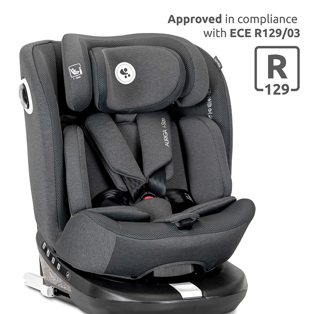 Lorelli Rotirajuća autosjedalica Auriga i-Size 40-150cm Isofix sa Anti Rebound štitnikom, Green slika 9