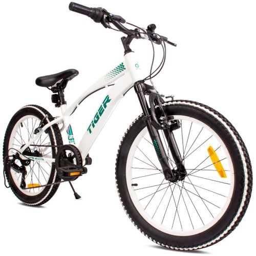 Dječji bicikl Tiger 20" RevoShift Shimano 6 brzina bijelo-zeleni slika 1