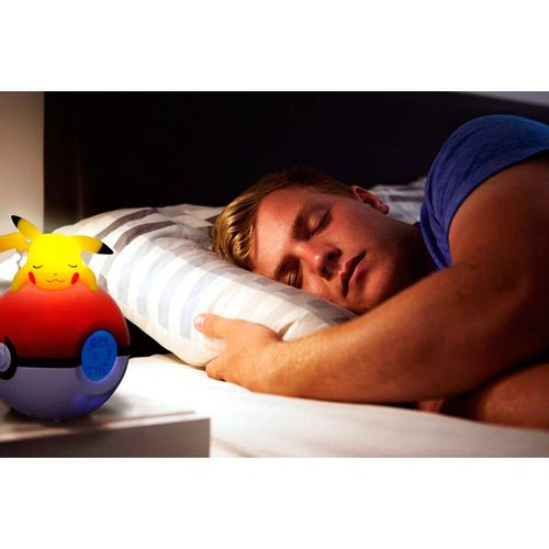 Pokemon Pikachu Pokeball svjetiljka alarm clock slika 3