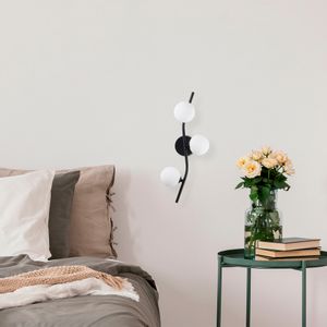 7146 - Black Black Wall Lamp