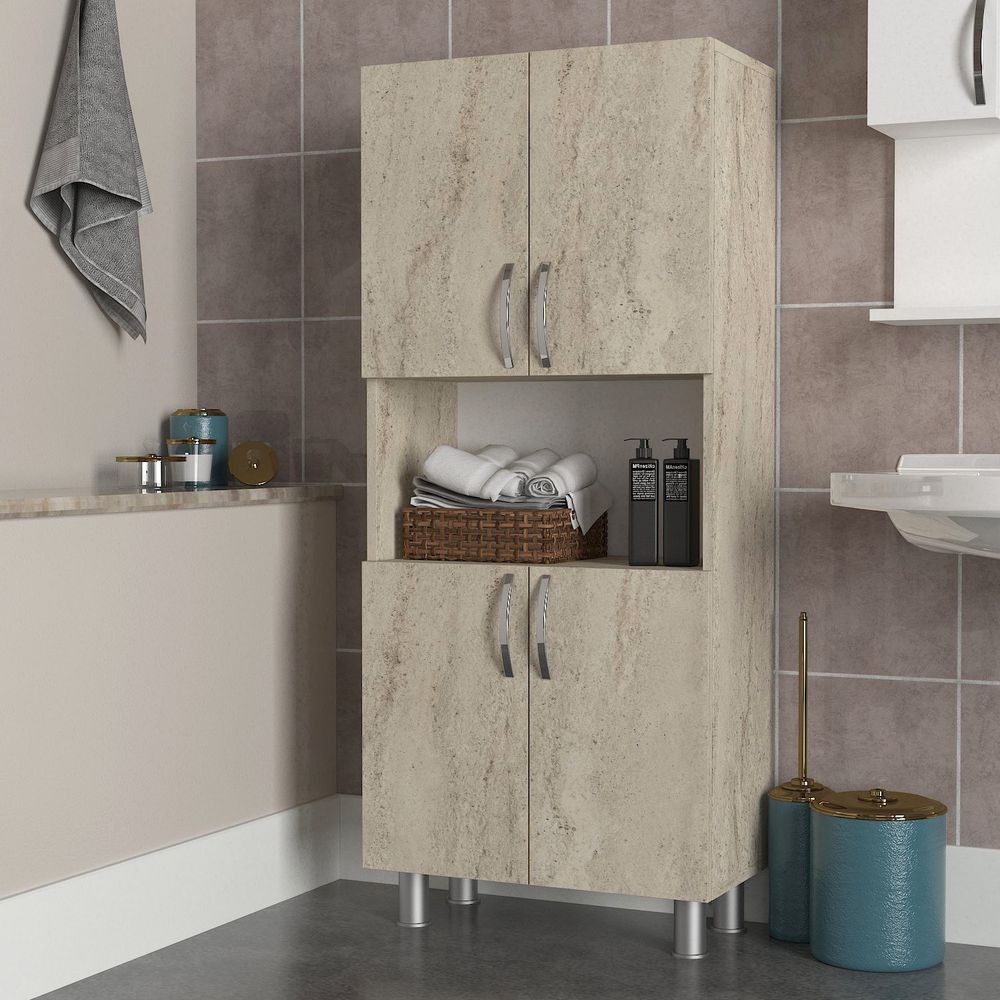 William Travertine Bathroom Cabinet slika 2