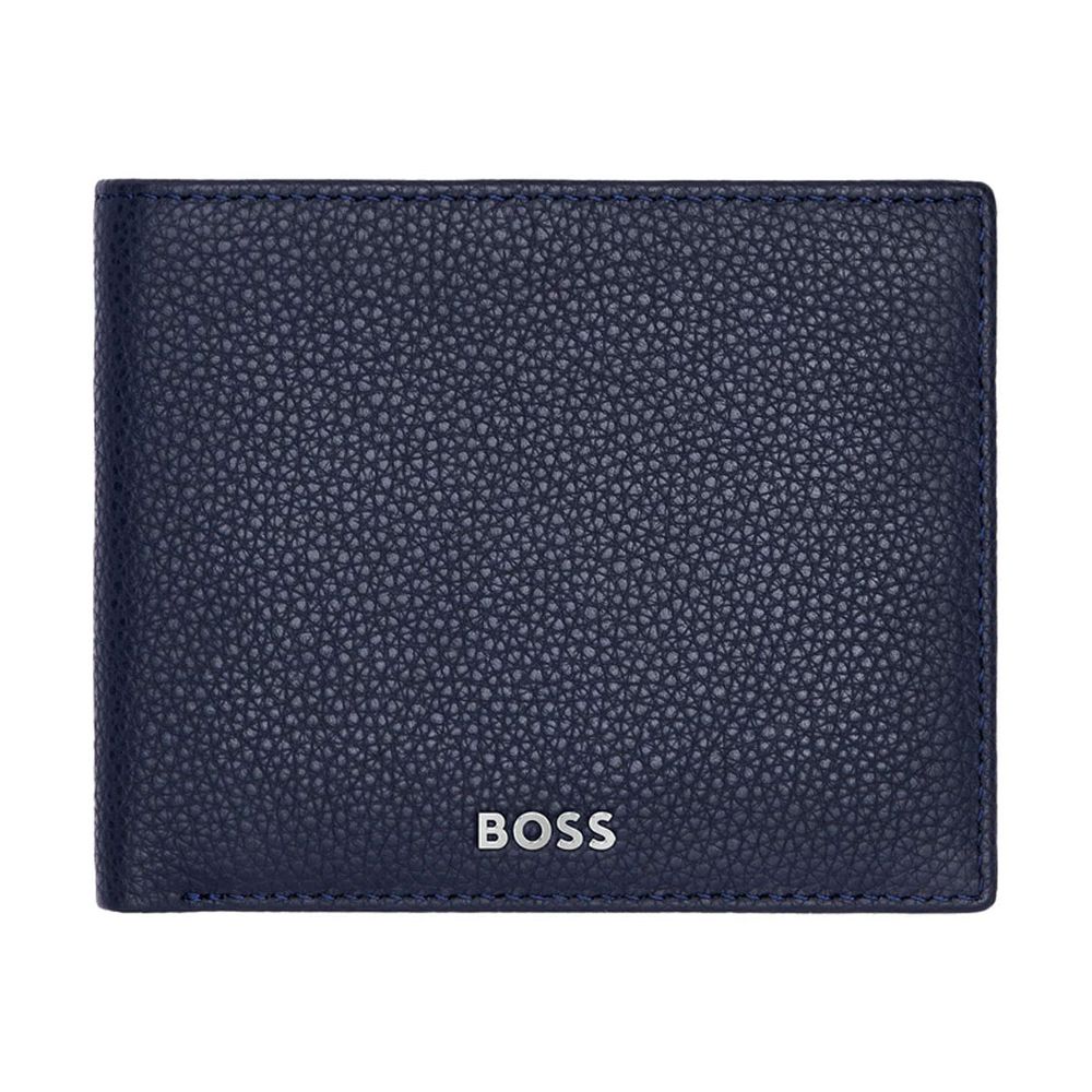 Hugo Boss Novčanik Classic Grained HLM416N, plavi slika 1
