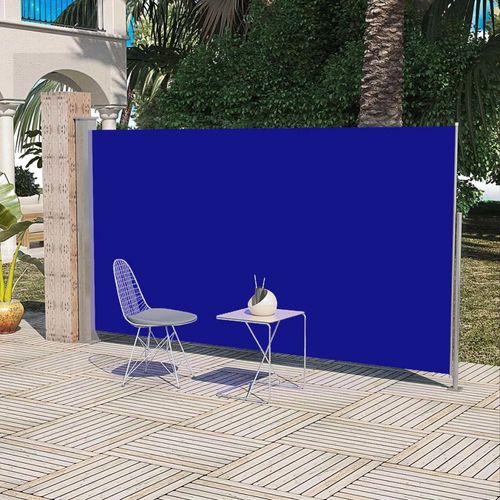 Bočna tenda za dvorište/terasu 160 x 300 cm plava slika 7