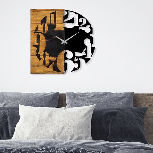 Wallity Ukrasni drveni zidni sat, Wooden Clock 3 slika 2