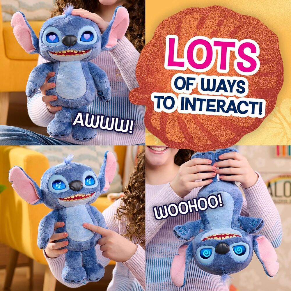Interaktivna plišana igračka Stitch Disney 30cm slika 7