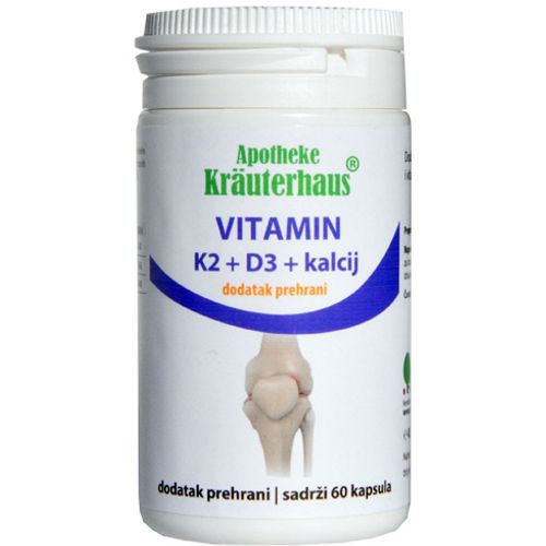 Vitamin K2 + D3 + Kalcij - 60 Kapsula slika 1