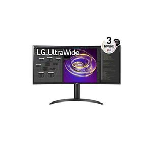 Monitor LG 34" 34WP85CP-B, IPS, QHD+, 5ms, DP, HDMI, zakrivljen