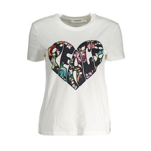 DESIGUAL WOMEN'S SHORT SLEEVE T-SHIRT WHITE