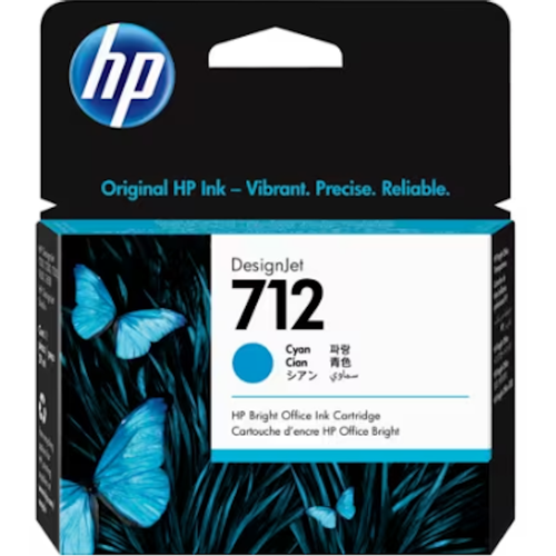HP 712 29-ml Cyan DesignJet Ink Cartridge slika 1