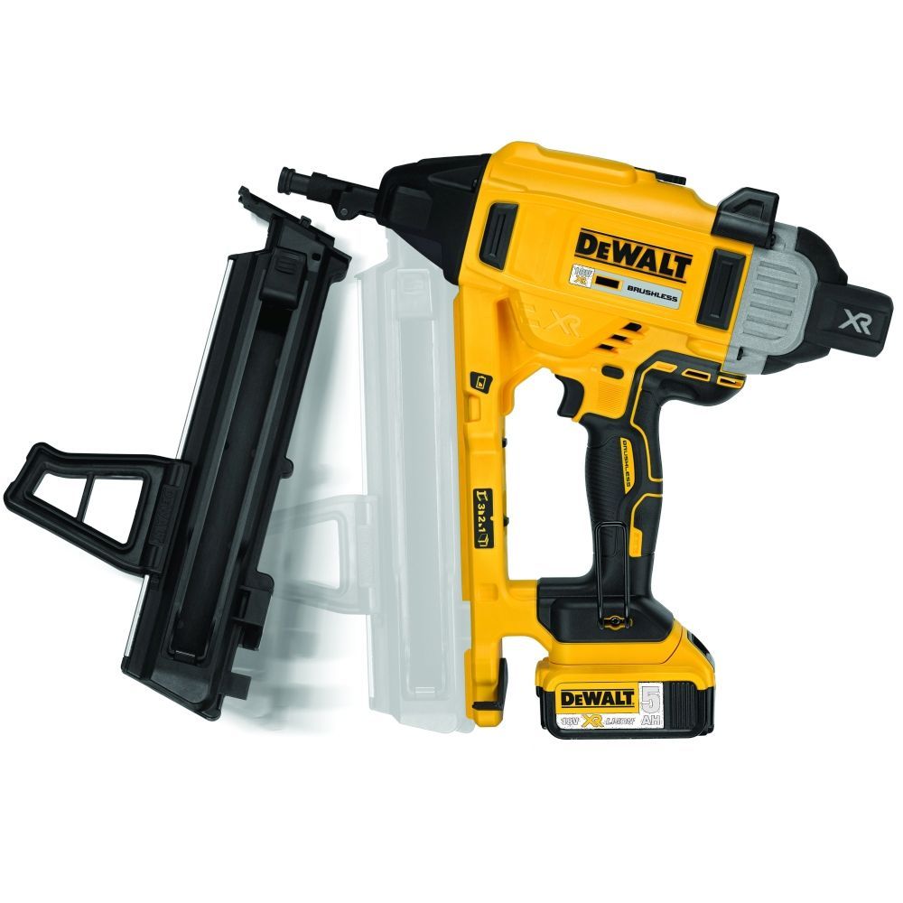 Dewalt aku pištolj za čavle betonski18V bez baterije DCN890N slika 2