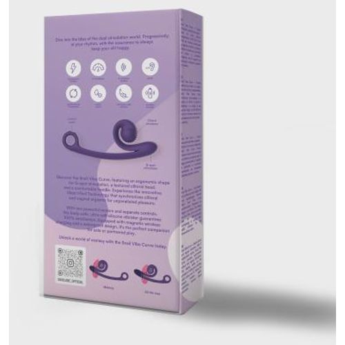 Snail Vibe Curve Duo Vibrator - Purple slika 6