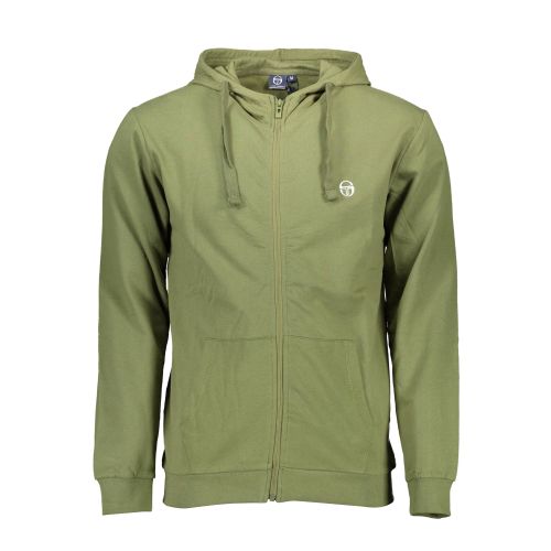 SERGIO TACCHINI MEN'S GREEN SWEATSHIRT WITH ZIP slika 1