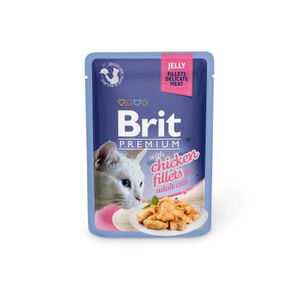 Brit Premium Cat Delicate Fileti u želeu sa piletinom 24 x 85 g