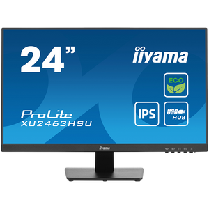 iyama ProLite XU2463HSU-B1 - LED monitor24" (23.8" viewable) 1920 x 1080 Full HD (1080p) @ 100 Hz IPS 250 cd/m² 1300:1 3 ms HDMI DisplayPort speakers black matte