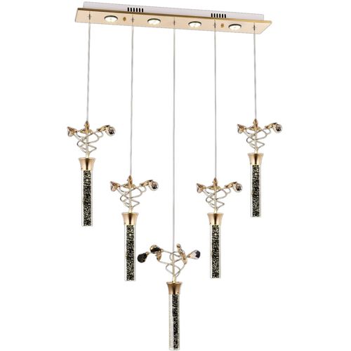 AV-1753-5SY Yellow Chandelier slika 3