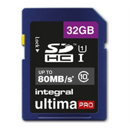 INTEGRAL 32GB SDHC UltimaPro CLASS10 80MB UHS-I U1 memorijska kartica slika 1