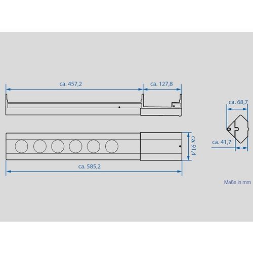 Bachmann CASIA univerzalna utičnica ALU 4xsocket (923.006) slika 7