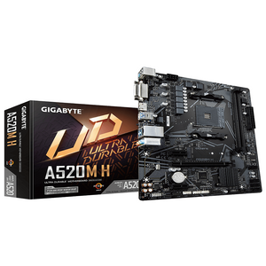 Gigabyte MB A520M HAM4/2xDDR4/1xM.2/4xSATA6xUSB/HDMI/DVI/microATX