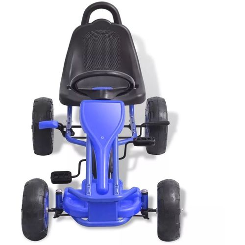 Go-Kart s Pedalama i Pneumatskim Gumama Plavi slika 23