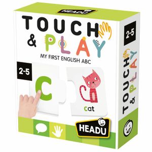 HEADU Edukativne puzzle Touch & Play My First English ABC