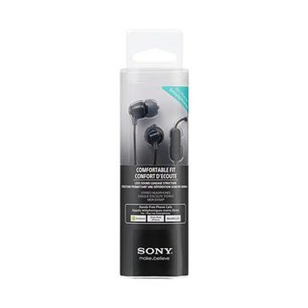 Sony slušalice EX-15 crne,In-Ear, mikrofon slika 2