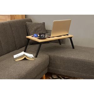 Gusto Cats - Atlantic Pine Crni Laptop Sto za Stajanje