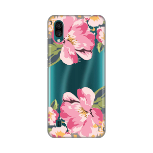 Torbica Silikonska Print Skin za ZTE A5 2020 Pink Flowers