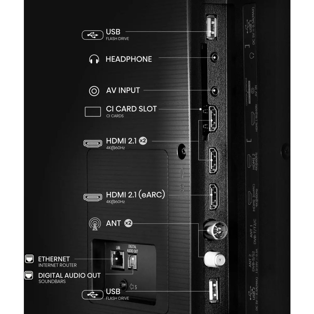 HISENSE Televizor LED 65A6Q / 65" slika 4