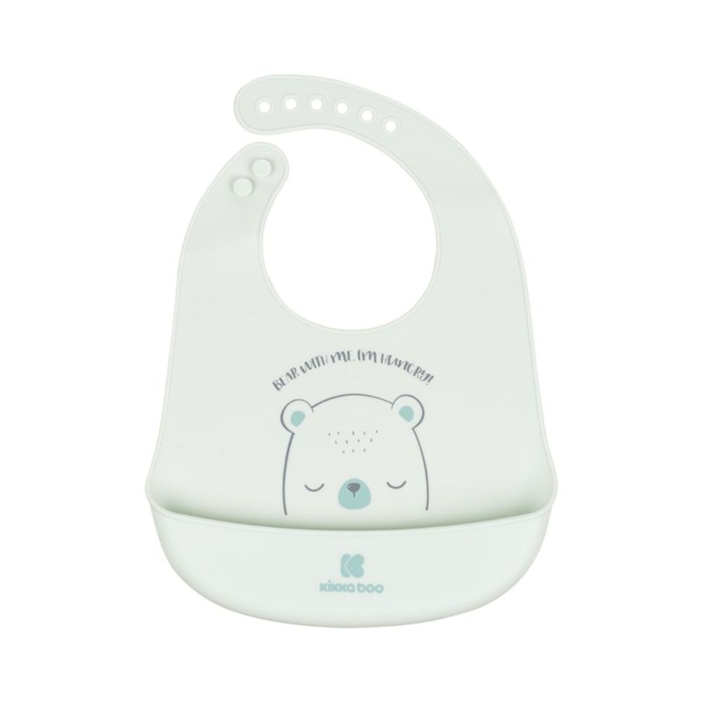 Kikka Boo Silikonski siperak Bear With Me, Mint slika 1