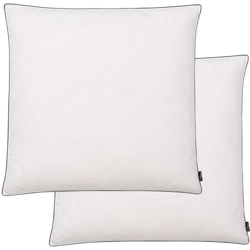 Jastuci punjeni paperjem i perjem 2 kom lagani 80 x 80 cm bijeli slika 1