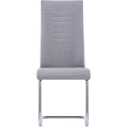 Konzolne blagovaonske stolice od tkanine 6 kom svjetlosive slika 11