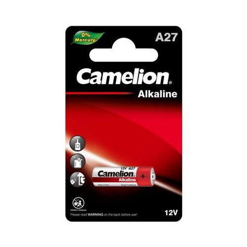 Baterija alkalna Camelion 12V A27 bez žive 28x8 mm 1 kom slika 1