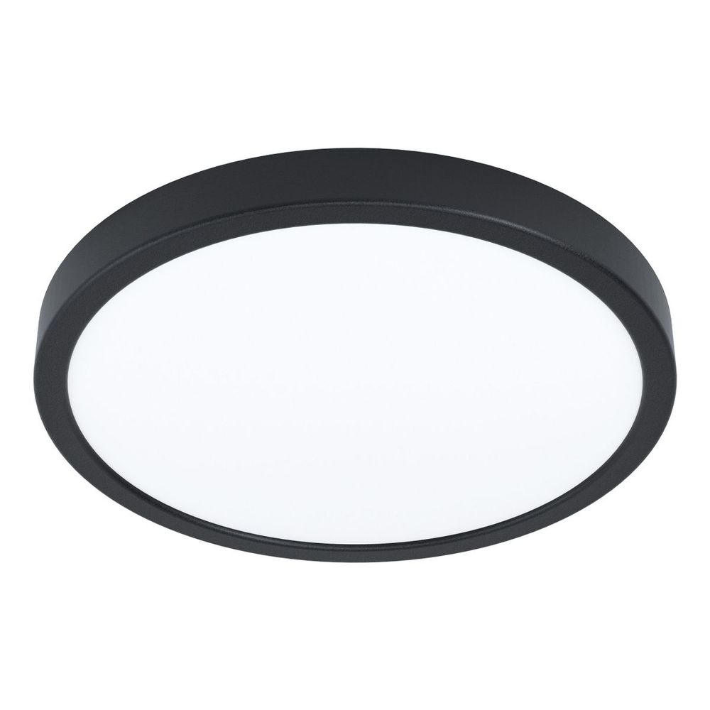 Eglo Fueva 5 Nadgradna LED Lampa, 20W, 2300lm, IP44, Promjer 285mm, Crna/Čelik/Plastika slika 1
