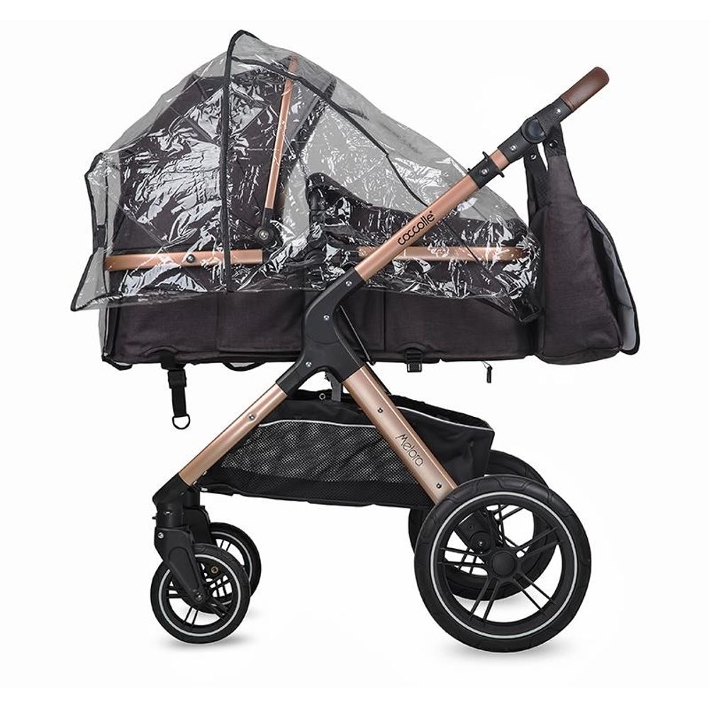 Coccolle® Kolica Melora 3U1, Diamond Black slika 5
