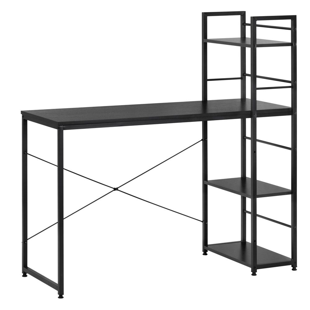 Radni stol 120 x 64 x 120 cm crni slika 2