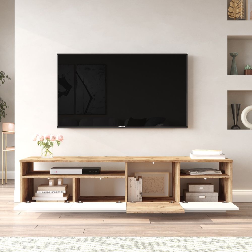 FR5 - AW Atlantic Pine Bijeli TV Stalak slika 4