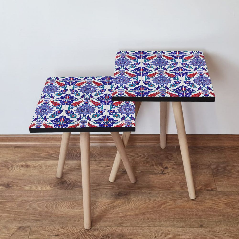 Nesting stolovi 2Shp224 - (2 komada) - boje: višebojni slika 1