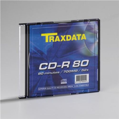 Traxdata CD disk TRX CD-R 52x SLIM BOX 1 slika 1