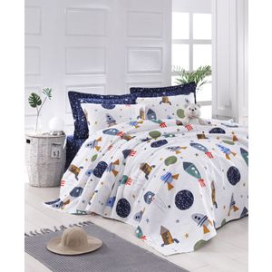 Spacex - Dark Blue Dark Blue
White
Green
Red
Brown Single Pique & Pillowcase Set