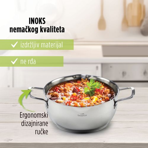 Lonac sa staklenim poklopcem Rosmarino Pour&amp;Cook II - 24 slika 7