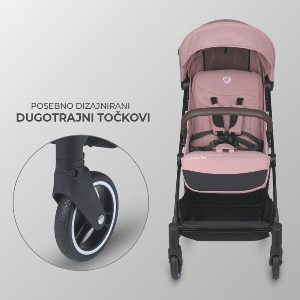 Coccolle® Kolica za bebe Melia, Blush Rose slika 4
